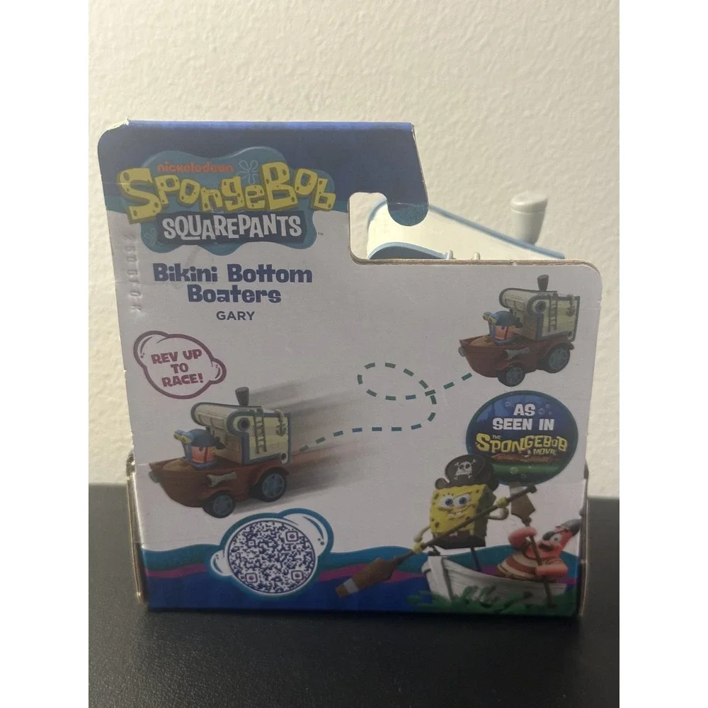 Nickelodeon SpongeBob The Movie Bikini‎ Bottom Boaters Gary Pull Back Toy 73114